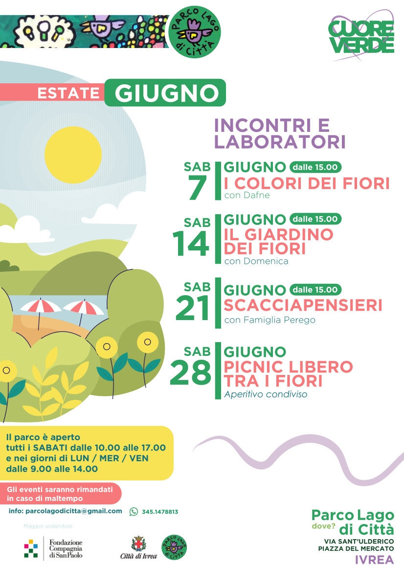 Locandina Parco Lago di Città giugno 2025