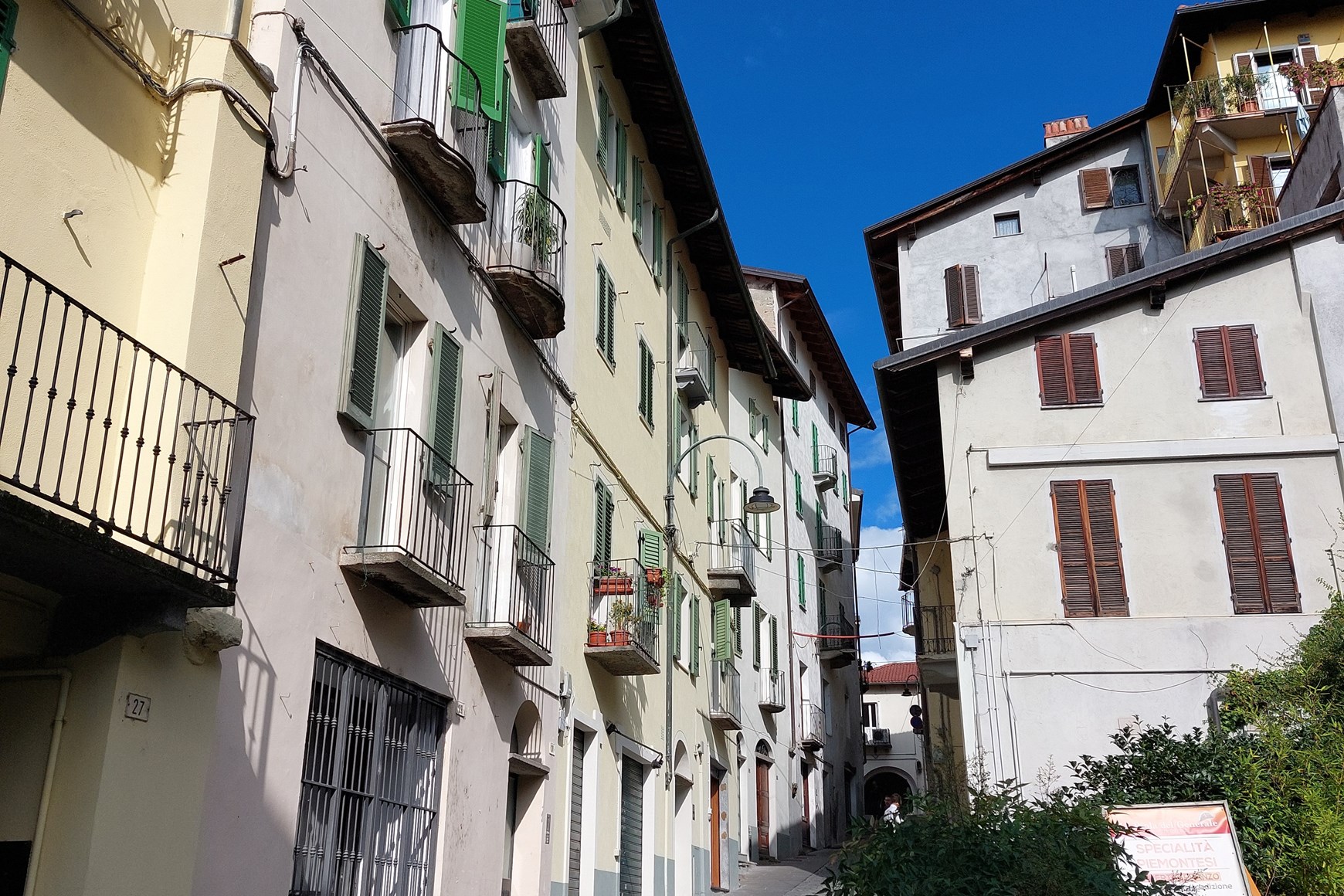 Scorcio di Via Palma - centro storico di Ivrea