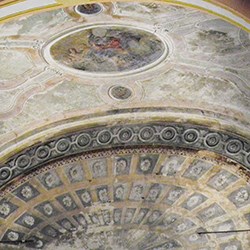 Santa Marta - particolari degli affreschi