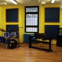 Sala prove presso Spazio Arte Giovani